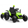 Lean Toys Elektrický traktor HZB-200 - zelený - motor 2x45W - batéria - 1x12V7Ah