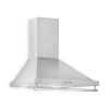 Klarstein Montblanc 60, digestor, 60 cm, nástenný, 610 m³/h, LED, lišta, strieborno-šedý (CGCH2-Montblanc-60SL)