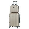 Madisson 44202 Súprava malého kabínového kufra a cestovnej taštičky 40 L + 10 L béžová