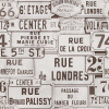 MINDTHEGAP Street Signs Brown - tapeta