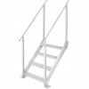 Palubný rebrík SucceBuy FT-04 hliníkový 4 stupne, 1,75 m