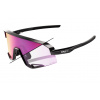 Okuliare 100% Slendale Gloss Black/Photochromatic Purple Mirror