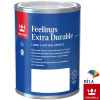 TIKKURILA® FEELINGS EXTRA DURABLE Barva interiérová, vysoce odolná a omyvatelná Barva (odstín): bílá, Velikost balení: 0,9 l, Stupeň lesku: polomat