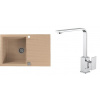 Set Alveus (dřez Cadit 20 Beige 55 + baterie Reno Chrom) SETA20024