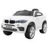 Ramiz Detské elektrické autíčko BMW X6M, biele SUV + diaľkové ovládanie