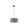 GTV Stropní svítidlo MARISA, AC 220–240 V, 50/60 Hz, 3*E27, max. 40 W, IP20, prům. 40 cm, trojité, šedé