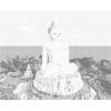 ZUTY Bodkovanie - BUDDHA A OCEÁN Rámovanie: bez rámu a bez vypnutia plátna, Rozmer: 80x100 cm