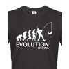 Tričko pre rybárov Rybárska evolúcie, Barva Černá, Velikost 3XL, Canvas Pánské tričko s krátkým rukávem Bezvatriko.cz 0015