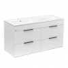 Jika Koupelnová skříňka s umyvadlem Plan 120x44,1x62,2 cm bílá H4536621763001