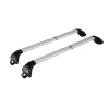 Střešní nosiče NORDRIVE Snap Steel Rail S stříbrné - na podélníky