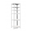 Policový regál Trestles RH 2200x600x600, nosnosť 2100 kg, 6 políc Farba: pozink, Typ police: biela HDF 5 mm