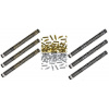 Konfety 60 cm ZLATÉ metalické 3 ks, STŘÍBRNÉ metalické 3 ks - PARTYKONF