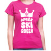 Fajntričko Dámske Tričko - Apres ski QUEEN, Farba ružová, Strih/ Variant Dámsky