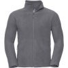 Russell Athletic Mikina 870M na zip, fleecová COT10870M25300-convoy grey XS Šedá convoy