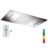 Sapho CHROMOTERAPIA hlavová sprcha 730x380mm, dážď, 2x kaskáda, ovládač A, nerez SPH CH7338A