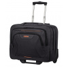 American Tourister AT WORK ROLLING TOTE 15.6'' Black/Orange