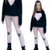Legíny - Classic Leggings Kids od Vogy Italia 128 (Kid's od Voga Italia Gaiters Pink 122 128)
