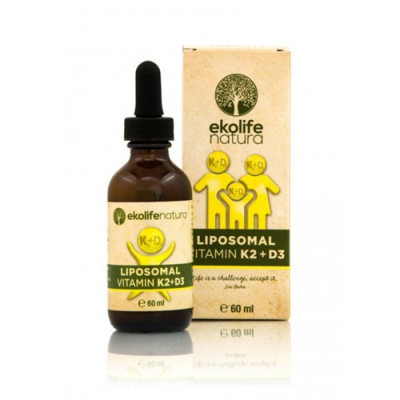 Ekolife Natura Liposomal Vitamin K2 + D3 60ml