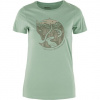 Fjällräven Arctic Fox Print T-shirt W, Veľkosť XS, Farba MISTY GREEN