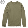 Tričko Burton Phayse Crew forest moss S 23/24 - Odosielame do 24 hodín