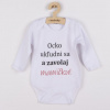 NEW BABY Body s potlačou New Baby a zavolaj MAMIČKU! - 74