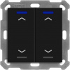 MDT Technologies KNX 4tlačítko 55x55 mm, RGBW LED, potisk žaluzie, matná černá, měření teploty BE-TAL55T206.A1 (BE-TAL55T206.A1)