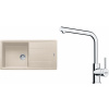 Set Franke G264SA (dřez BFG 611 Sahara + baterie FS 3230.031 LINA SMART Chrom) 114.0700.742