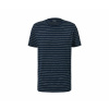 Tchibo - Tričko s okrúhlym výstrihom - pre pánov - veľ. XL 56/58 - farba: modrá/s prúžkami