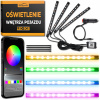 Osvetlenie interiéru vozidla Auto Gamma LED RGB sada 4 pásiky