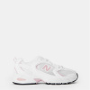 New Balance Womens 530 Trainers White/Pink 5 (37.5)