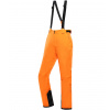 Alpine Pro Sango 9 Pánske lyžiarske nohavice MPAU532 neón pomaranč XXL