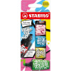 STABILO BOSS MINI by Snooze One - ružová, modrá, žltá, zelená a čierna