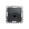 Schneider Electric Sedna Dátová zásuvka 1xRJ45 kat. 5e UTP, Antracit