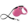 Vodítko FLEXI Classic NEW S opasok 5m/15kg ružová