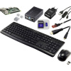 TRU COMPONENTS Pro Set Raspberry Pi® 3 B 1 GB 4 x 1.2 GHz vr. napájacieho zdroja, vr. púzdra, vr. chladiaceho telesa, vr. HDMI ™ kábla, vr. klávesnica, vr. myši; 9197544