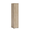BASIC Policová skriňa BASIC, pravé dvere so zámkom, 40x40x182,1cm, dub Sonoma