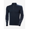 Funkčné tričko Helly Hansen LIFA Merino Midweight 1/2 Zip - navy/navy
