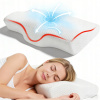 Ortopedický vankúš ergonomický z pamäťovej peny, profilovaný pod krk a šiju