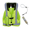 HIT-AIR MLV 2 AIRBAG VESTA REFLEXNÍ ŽLUTÁ S PRUHY Velikost: Medium (S-L)