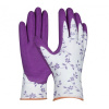 Pracovné rukavice FLOWER LILA č.8-GEBOL-709801