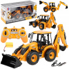 Double Eagle diaľkovo ovládaný JCB Traktor bager RTR 2,4Ghz 1:20