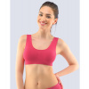 GINA dámské top podprsenkový se širokými ramínky, bez kostice, bezešvé, jednobarevné Bamboo PureLine 07011P - purpurová L/XL, vel. L/XL, Purpurová
