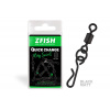 ZFISH Obratlík Quick Change Ring Swivel Matt veľ.8, 10ks