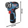 Bosch Professional GSR 12V-35 FC aku vrtací šroubovák, 12 V Li-Ion vč. 2x aku, vč. nabíječky, kufřík, 06019H3001