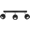 Sollux Lighting Oculare stropné svietidlo 3x40 W čierna SL.0445