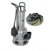 AQUACUP Kalové čerpadlo BEST INOX PRX 400/12 s vírivým kolesom 18110