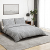 vidaXL Súprava obliečok sivá 220x240 cm bavlna - Sivá - 40044-181604