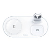 Mcdodo CH-7062 3v1 15W bezdrôtová nabíjačka (telefón/TWS/Apple watch) biela