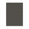 VidaXL Plisovaná roleta čierna 90x100 cm Šírka tkaniny 89,4 cm