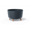 Prosperplast Kvetináč GRACIA STANDARD ECO WOOD 20 cm antracit